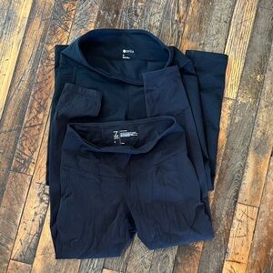 Zella black leggings. Small.